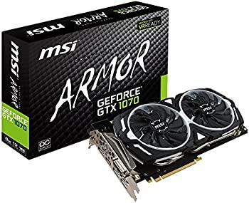 【中古】【非常に良い】MSI GeForce GTX 1070 ARMOR 8G OC グラフィックスボード VD6083