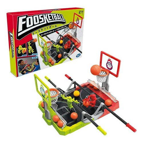新作登場，2026 HASBRO ハズブロ ボードゲーム フースケットボール F0086 子ども お子様 おもちゃ 知育玩具 サッカー バスケットボール テーブルゲーム ボール遊び 室内遊び 8才以上対象 2人で遊べる スポーツ バスケットボール