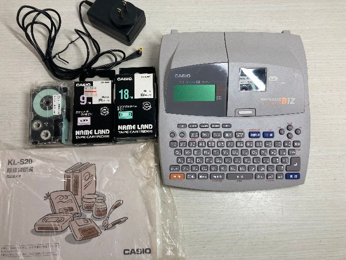 CASIO カシオ ネームランド KL-S20 通電確認済 ラベルライター 中古