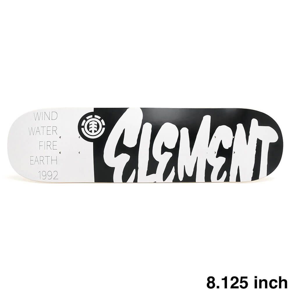 ELEMENT DECK エレメント デッキ TEAM PUFFYS BLACK 8.125 スケートボード スケボー