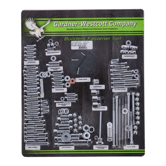 GARDNER-WESTCOTT Builders fastener set polish. allen | 514265