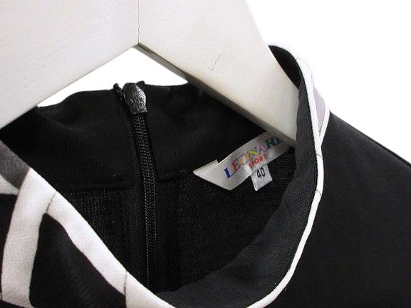 レオナール 7部袖カットソー レオナール 七部袖 カットソー 中古