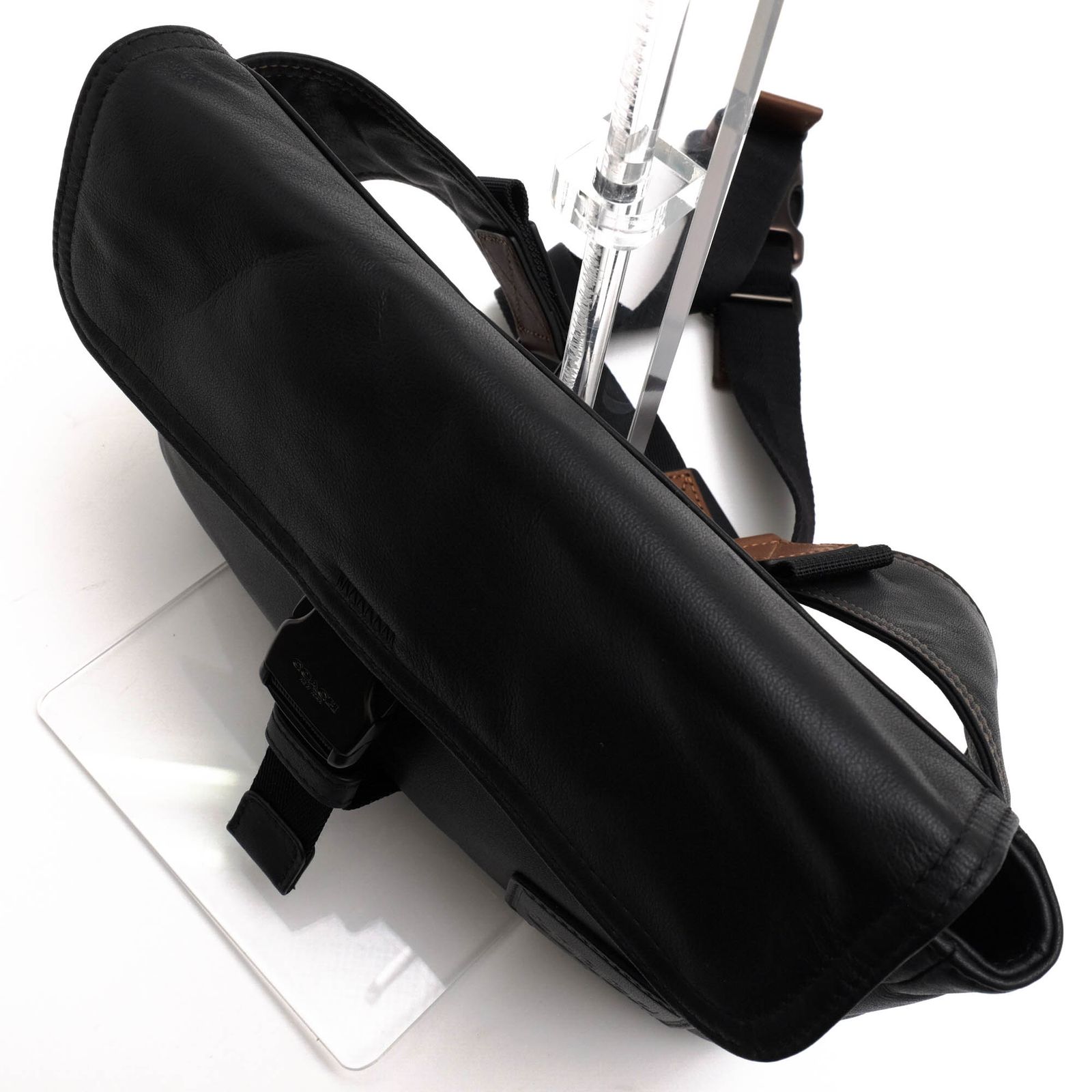 ○コーチ COACH スムースカーフ 牛革 ショルダーバッグ 88312 Pacer Belt Bag Crossbody With Coach Patch ペイサー ベルトバッグ  中古 COACH コーチ ショルダーバッグ 88312 Pacer Belt Bag Crossbody With