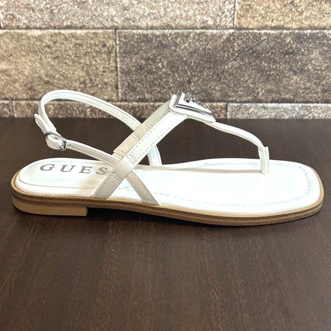  GUESS サンダル レディース レイニー ホワイト140 5 M ･ サンダル サンダル ミュール