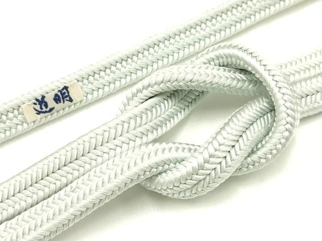 平和屋着物● 上 有職組紐道明 帯締め 冠組 白花色 宮内庁御用 国立博物館御用 東京芸術大学御用 AABA9924ay