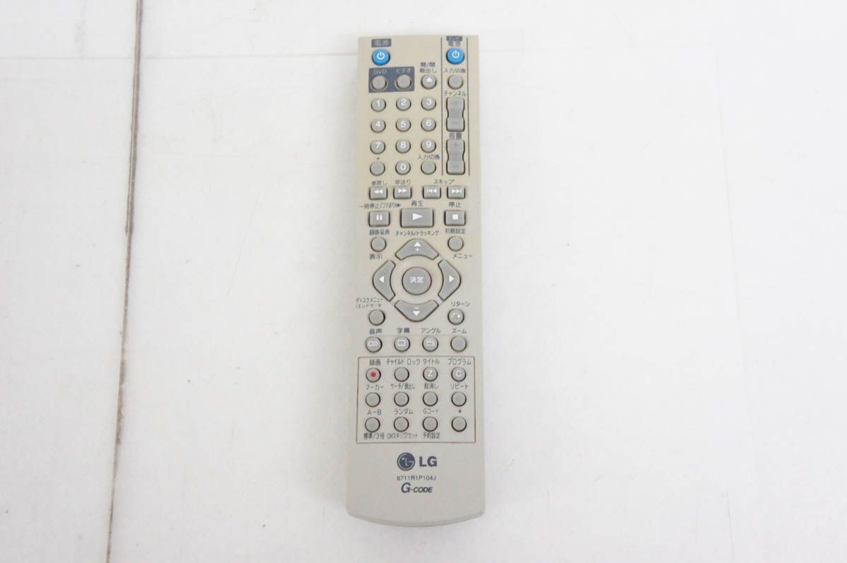 【新品未使用】LG DVCR-B300ビデオ一体型DVDプレーヤー リモコン付 Amazon | LG電子ジャパン ビデオ一体型DVDプレ－ヤー4ヘッドHiFi