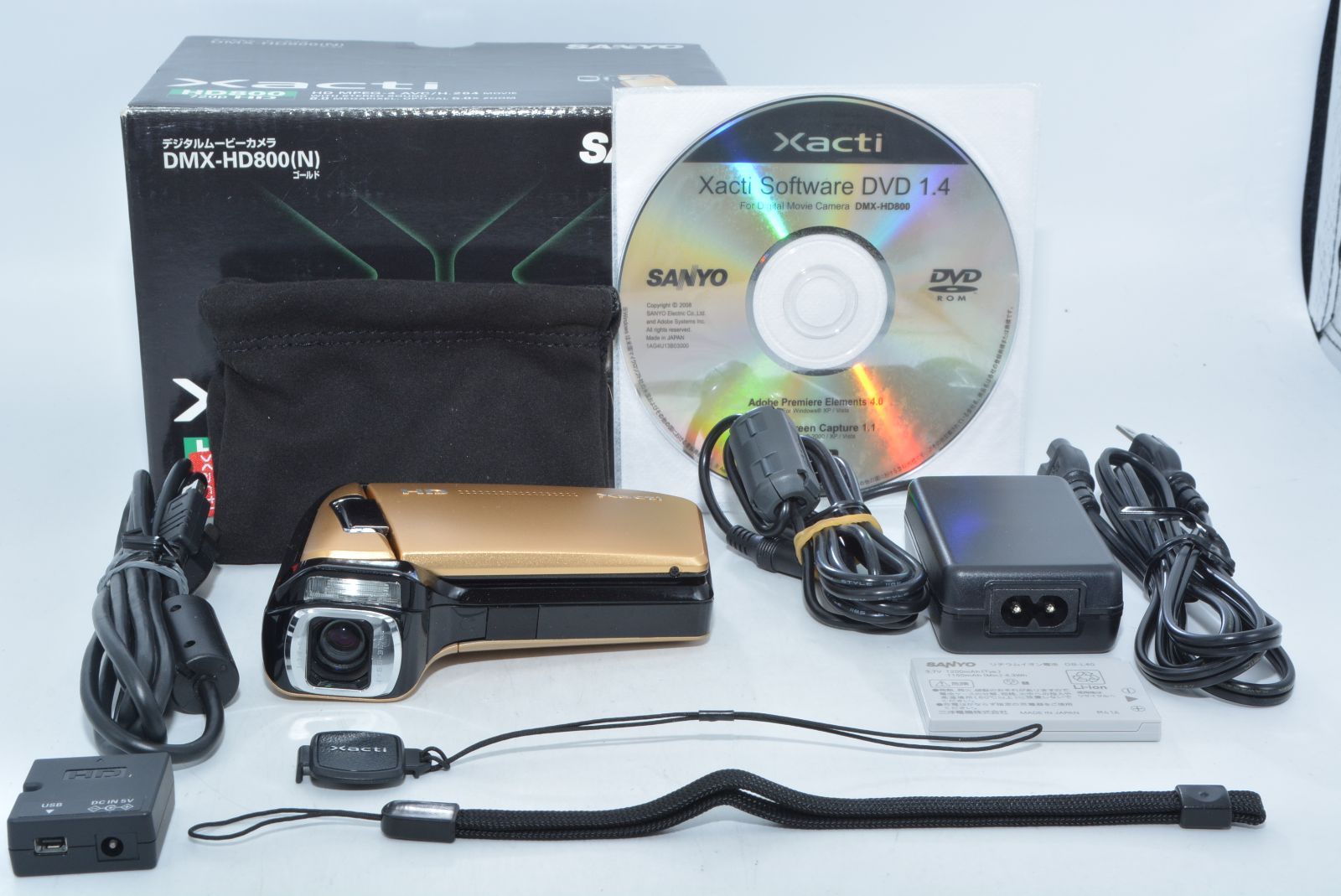 250365☆極上☆SANYO ハイビジョン デジタルムービーカメラ