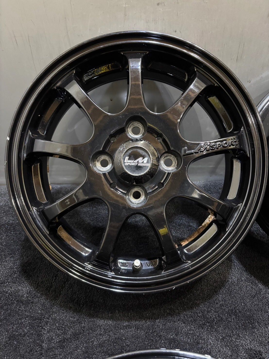 LM SPORT 14インチ4.5J+45ブロンズ4本セット LM SPORT 14インチ