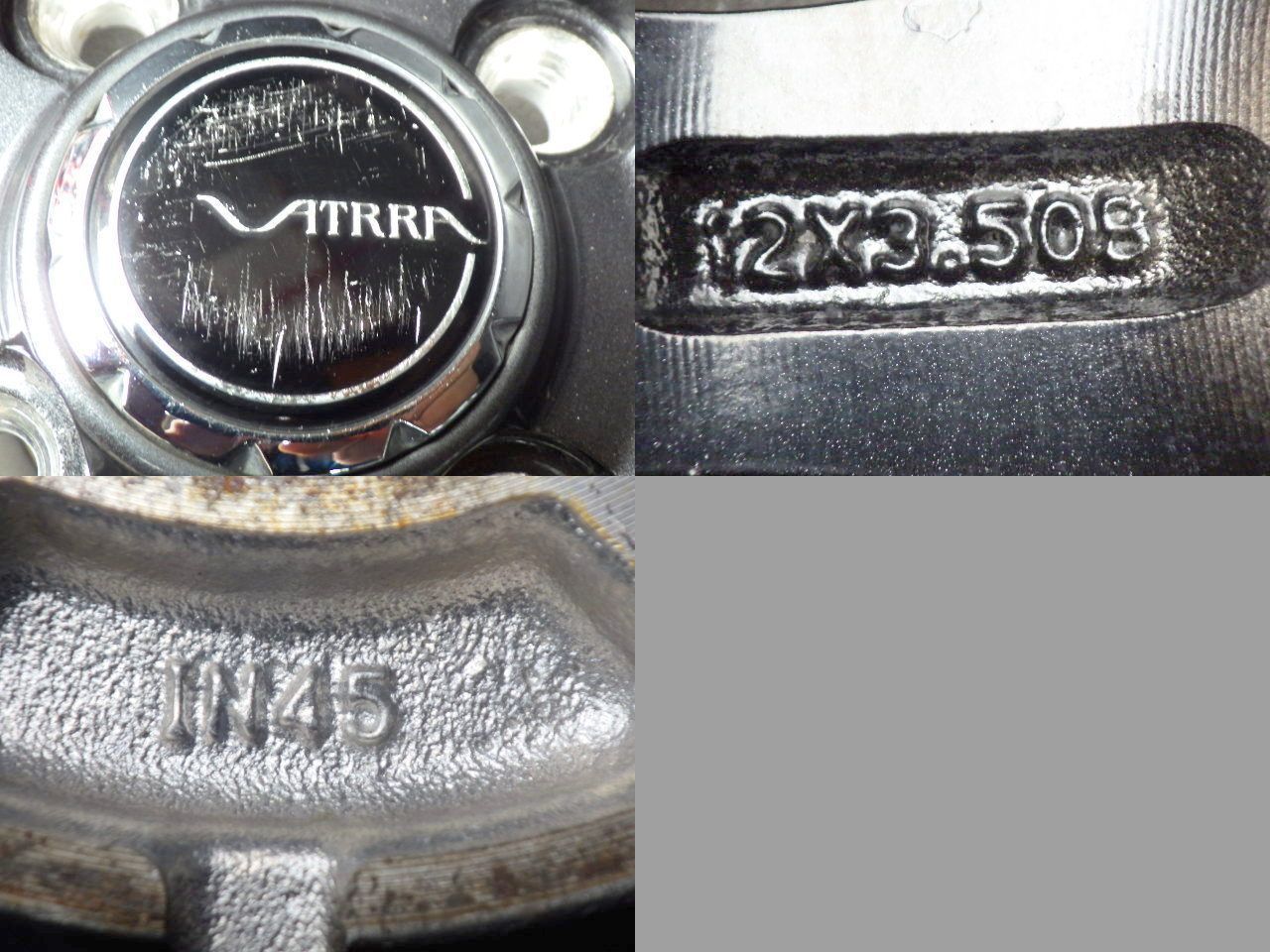 2878 B VATRRA 104 12x3.5J 4穴 PCD100 45 4本 LAWEED_CL