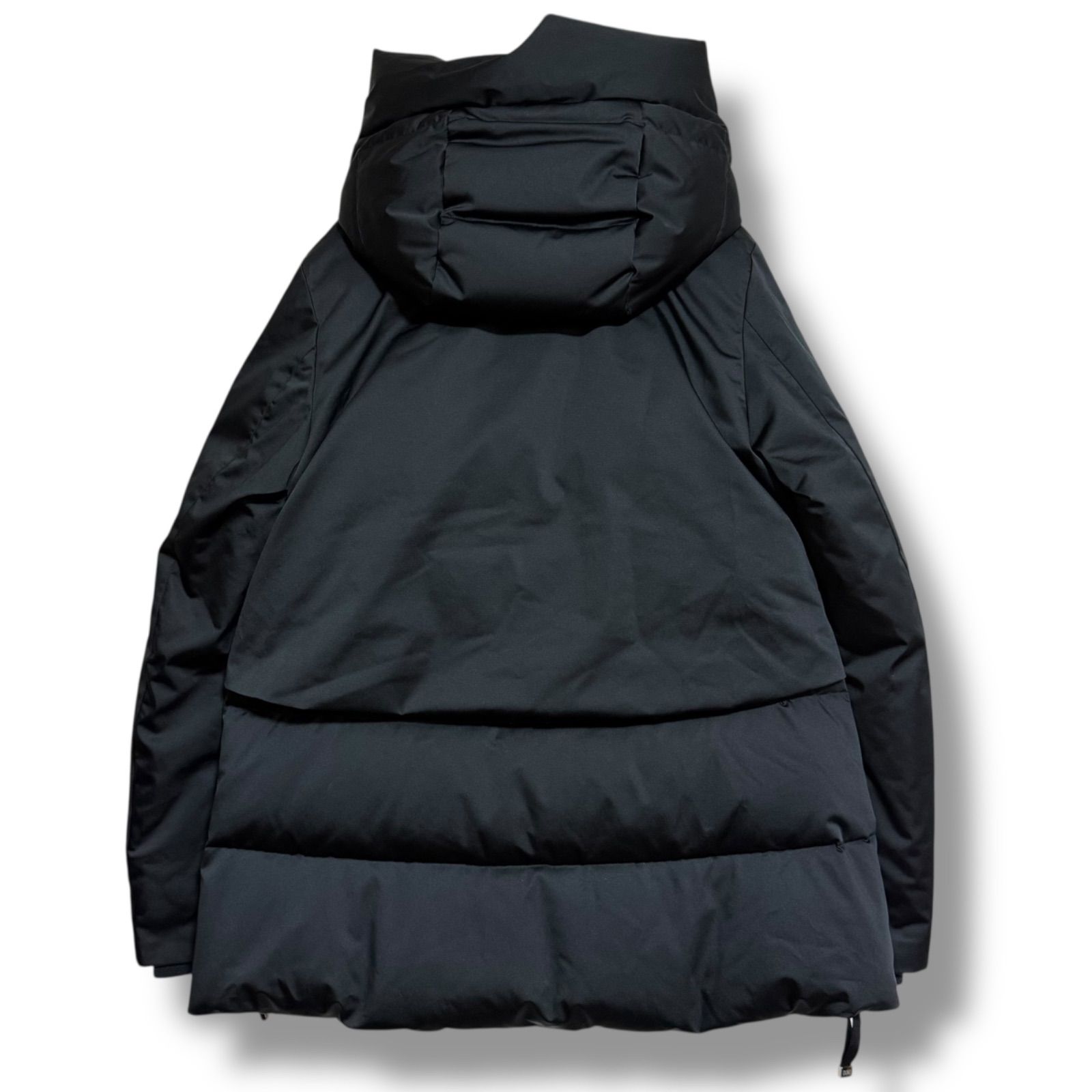 極美品 DUNO JULIA ジュリア ダウンコート ロゴプレート付き フード 