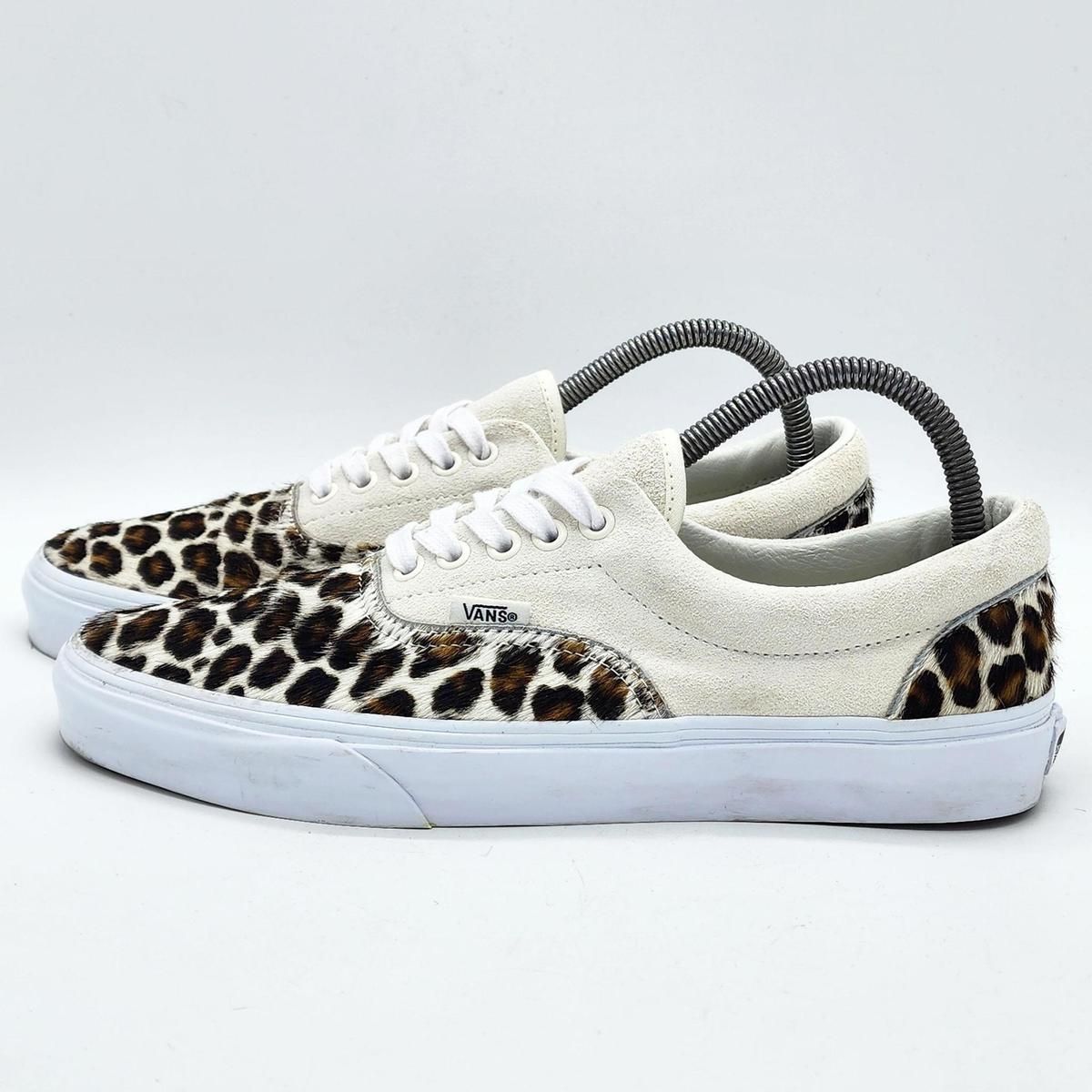VANS ERA カーフヘアー レオパード ホワイト レザー 豹柄 ハラコ 限定
