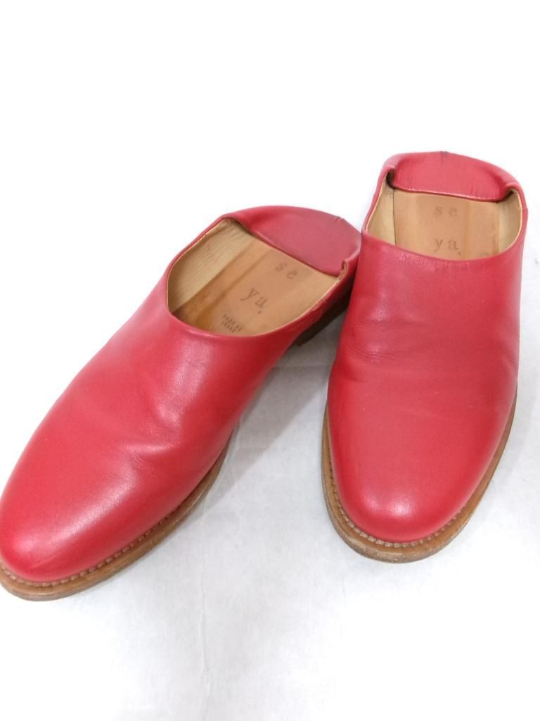 Seya. セヤ くつ つっかけ バブーシュ み 24.0cm 968906