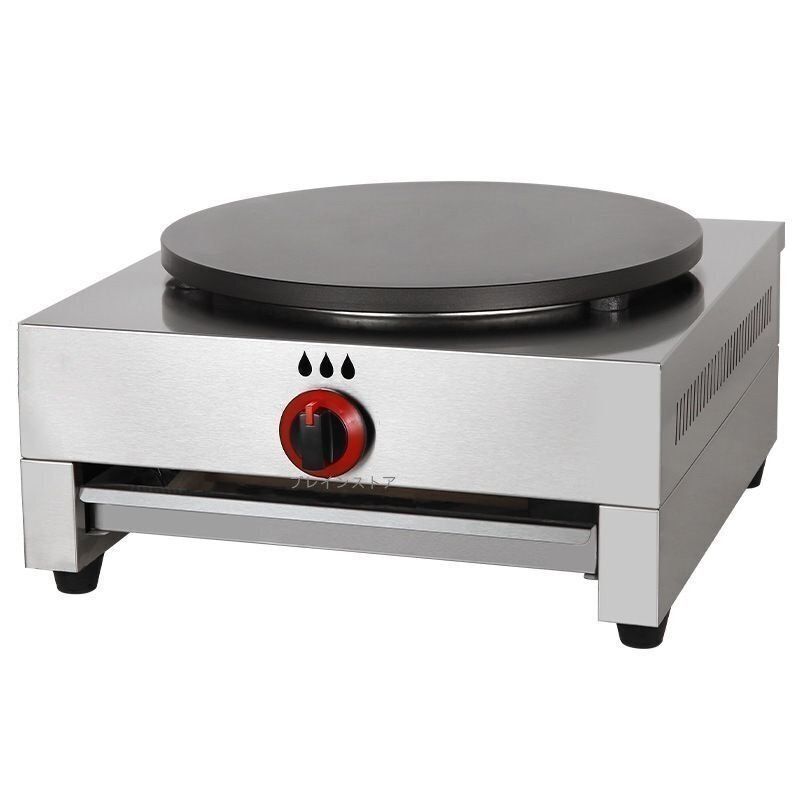 業務用 クレープ器 LPガス　種火付 楽天市場】ガス式 クレープ焼器 KP-10 ((ガス種：プロパン) LP