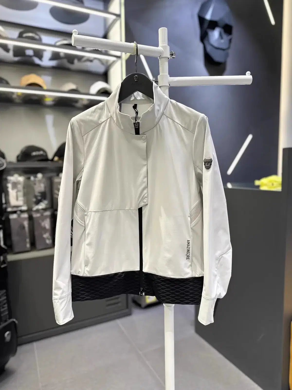 AMAZINGCRE アメージングクリー レディースゴルフウェア ジップアップ ゴルフ ジャケット