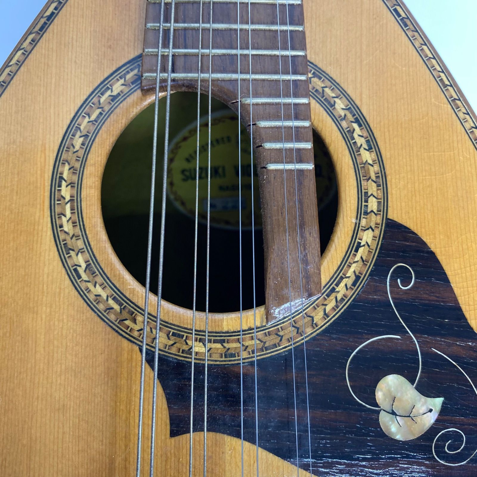 マンドリン　スズキ　Ｎｏ．226　ケース付き スズキ マンドリン No.226 SUZUKI VIOLIN ケース付き 昭和レトロ