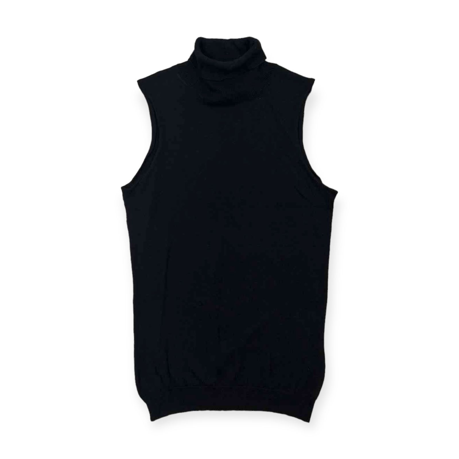 VERSACE ヴェルサーチ ノースリーブタートルニット トップス VERSACE ヴェルサーチ ノースリーブタートルニット トップス