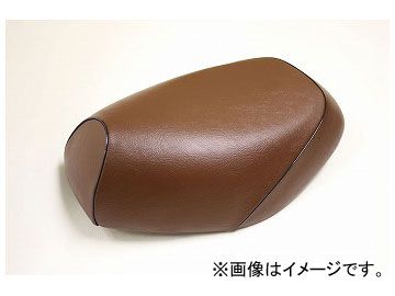 2輪 グロンドマン 国産シートカバー 茶&frasl;黒パイピング（張替
