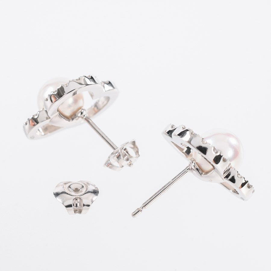アクセサリー TASAKI TASAKI タサキ イヤリング パール 真珠 6.5-7.1mm ダイヤ
