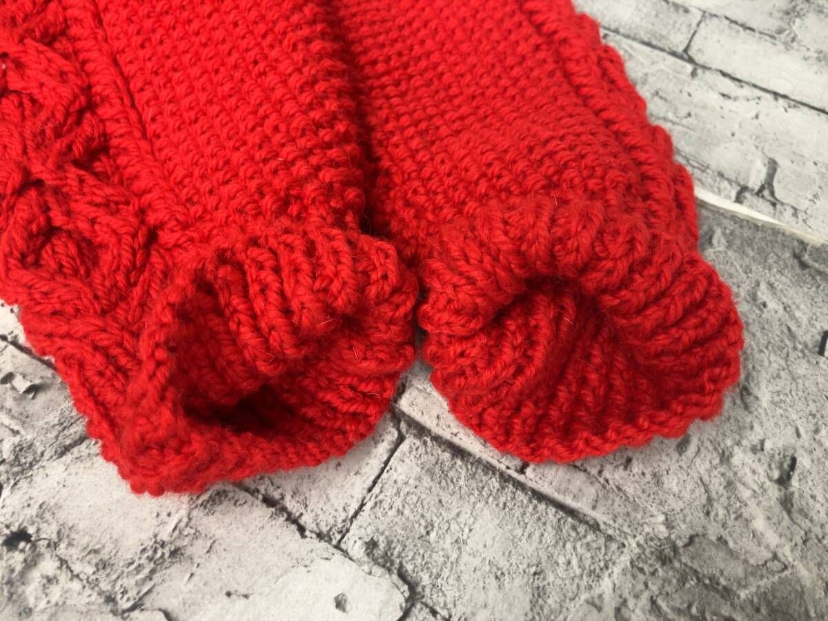 INVERALLAN ウールカーディガン レッド 送料無料]「INVERALLAN」 3A STANDARD LUMBER CARDIGAN Col. Holly