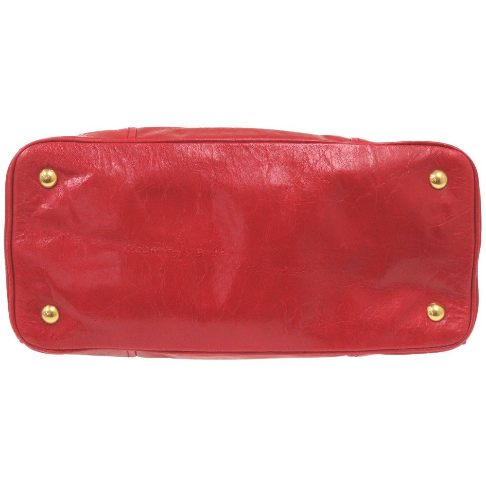 美品 ミュウミュウ ヴィッテロシャイン ハンドバッグ 2WAY ショルダー