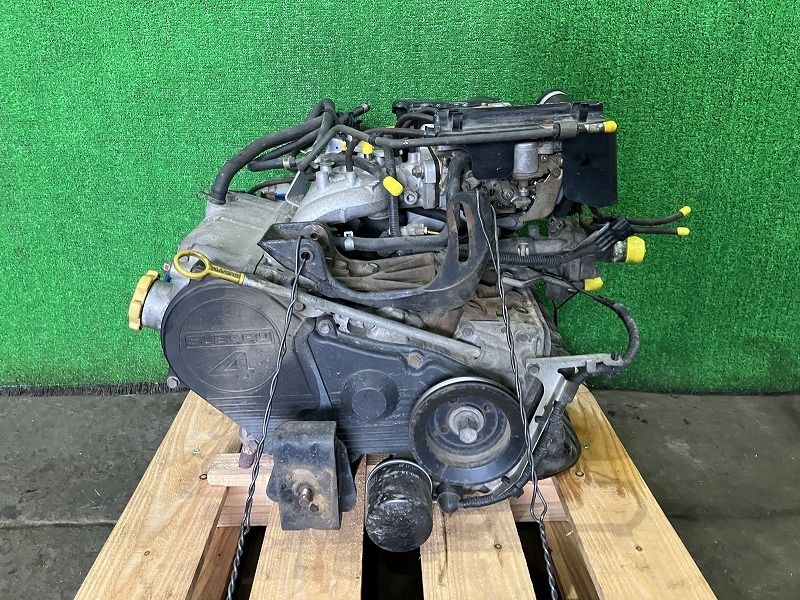 サンバー KS4 エンジンASSY S-DX三方開 4WD FFCRYSTALESIA_COM