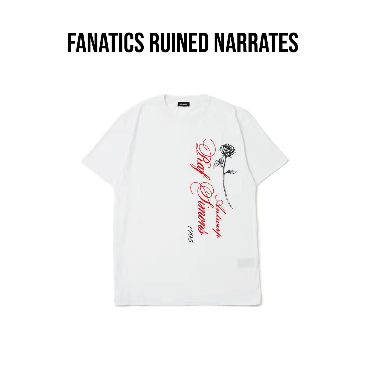 L RAF SIMONS ラフ シモンズ ジョーン ヘルマン コラボ 半袖 Tシャツ