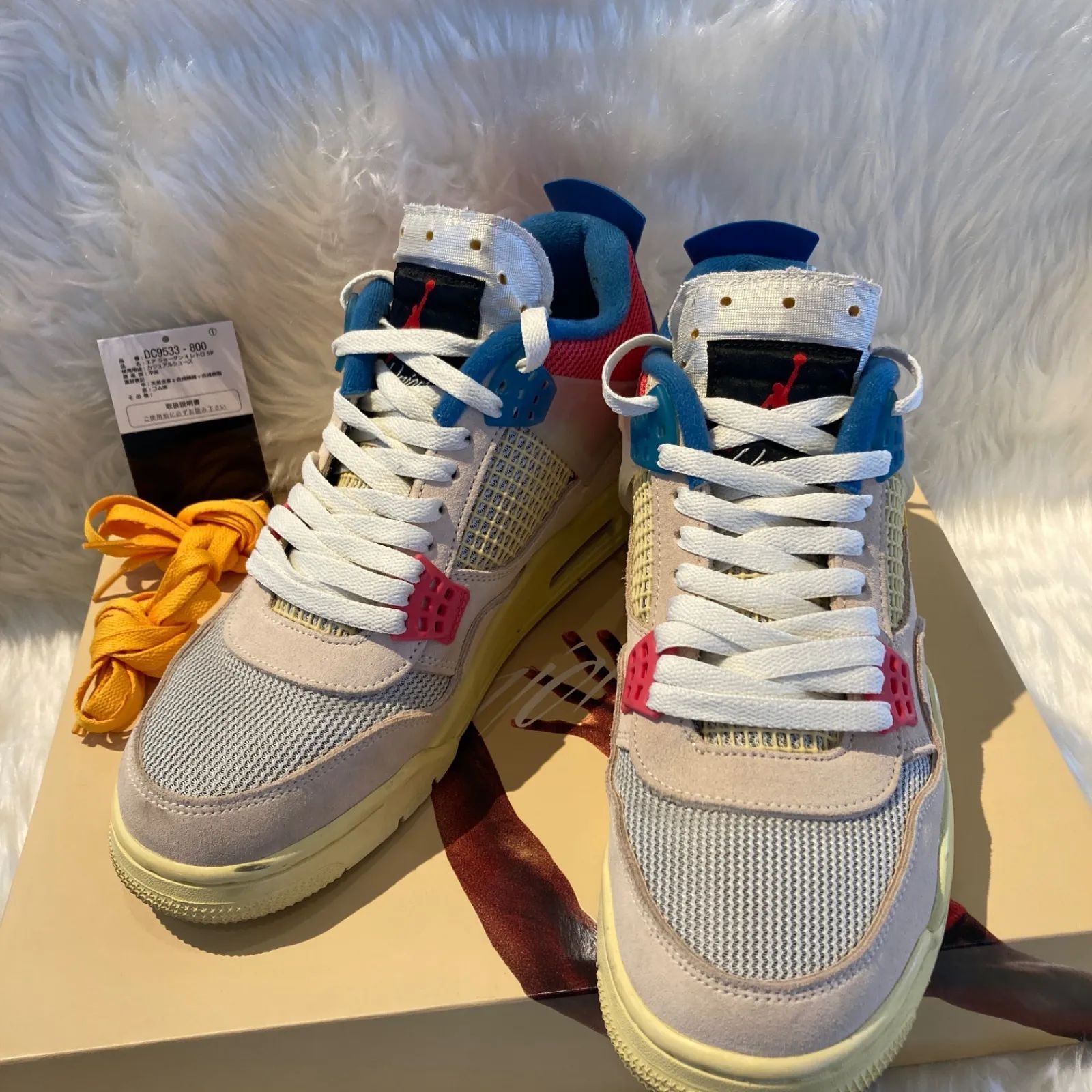 楽天市場】NIKE AIR JORDAN 4 RETRO SP UNION guava ice/lt