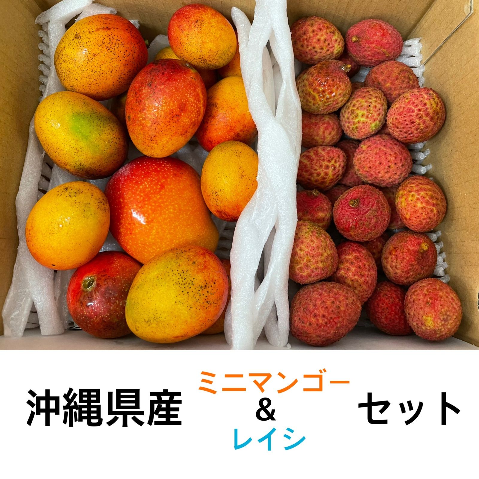 沖縄県産レイシとマンゴー