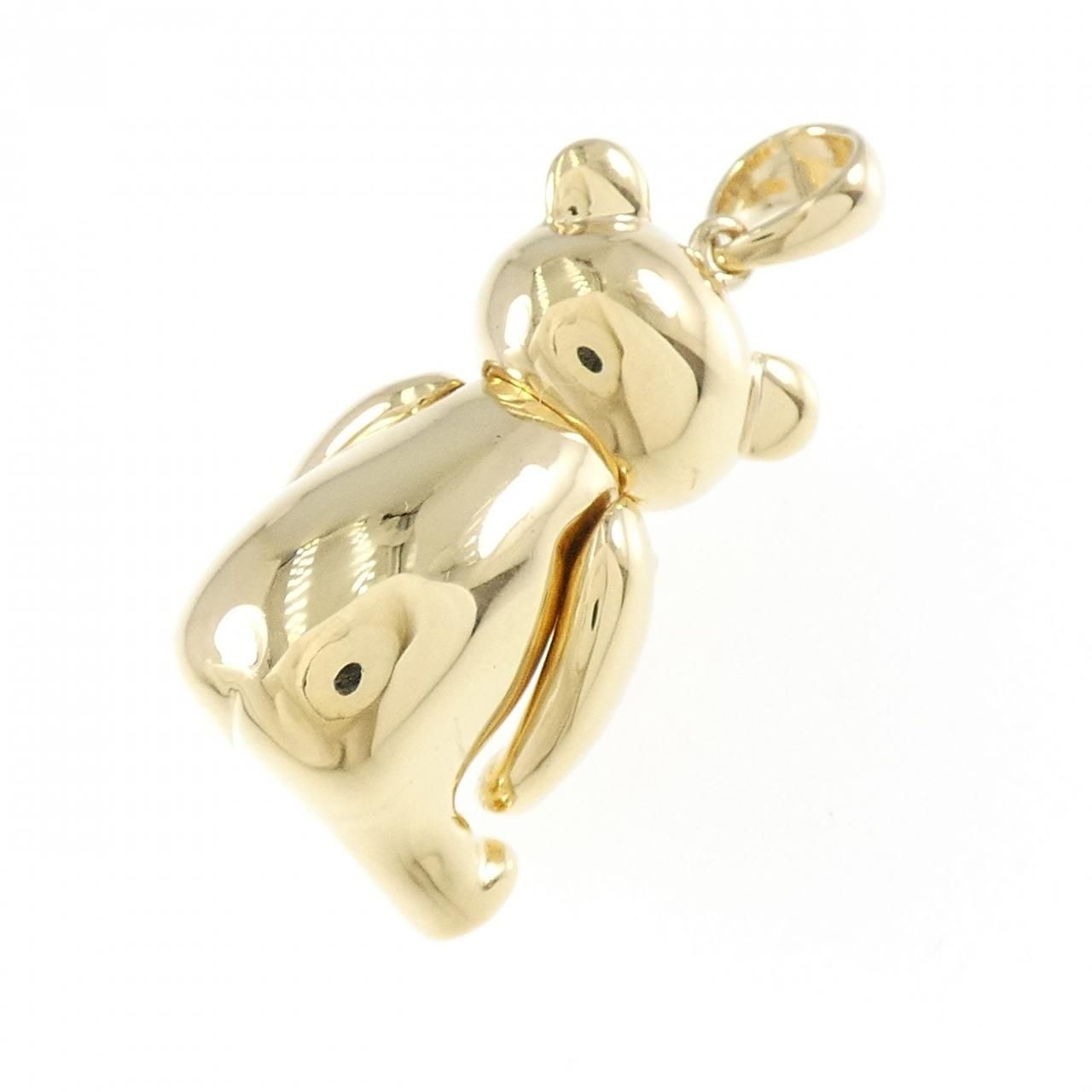 K18YG ベア ルビー ペンダント 0.18CT