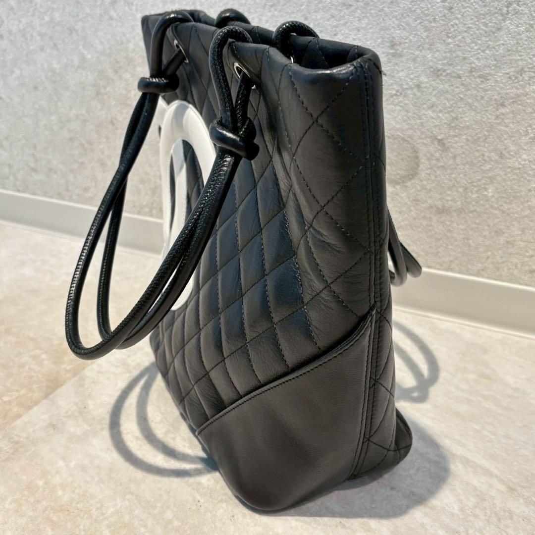 【ミヤビ】CHANELミディアムトートバッグ カンボンライン A25167 カンボンライン ミディアムトート ピンク/ブラック A25167