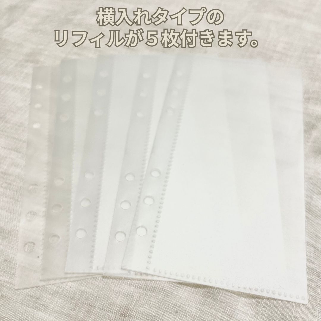 アクリルバインダー バインダー貯金 A6 韓国 おしゃれ かわいい 推し活