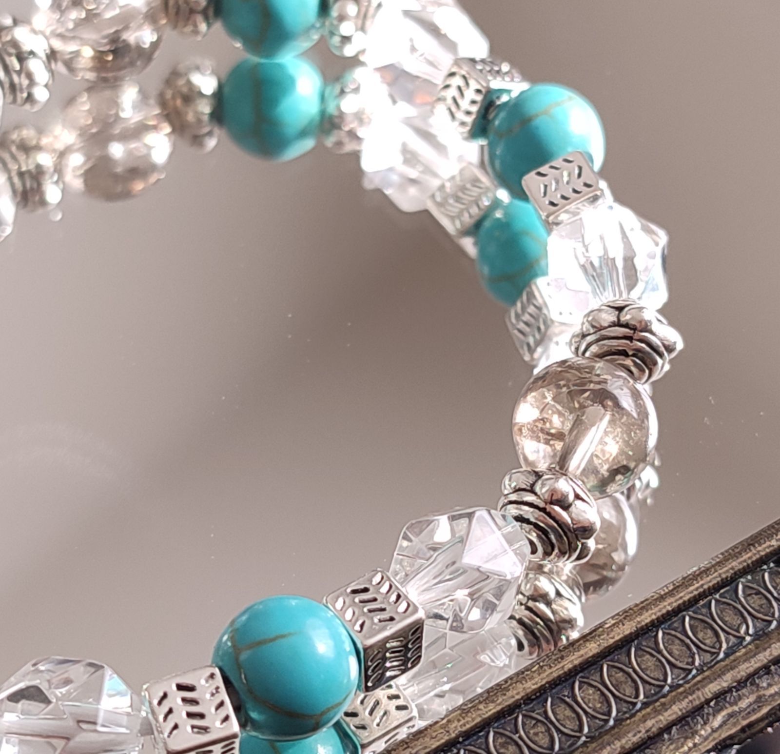 ◇スモーキーアイリスクォーツとスターカットクォーツのパワーストーン