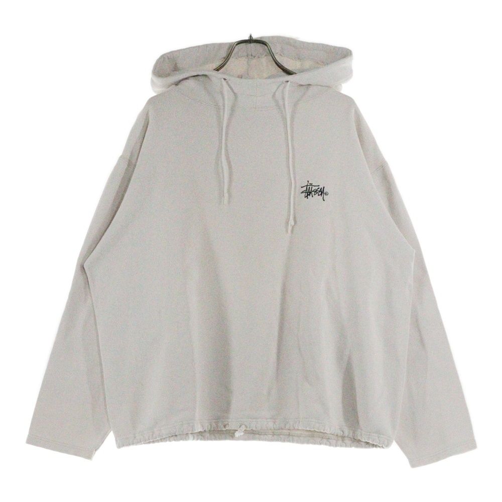 超激レア 90'S OLD STUSSY『 FLAVOR』パーカー 刺繍 黒タグ STUSSY - 激レア 黒タグ old stussy パーカー フーディー 両面プリント