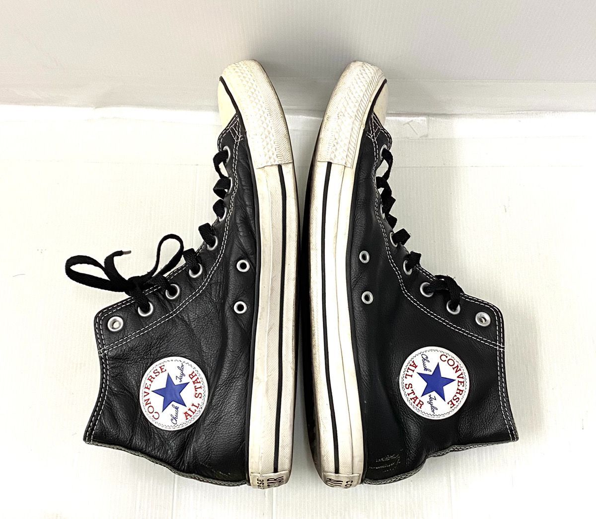 CONVERSE Chuck Taylor Hi Black Leather 132170C 30.0cm