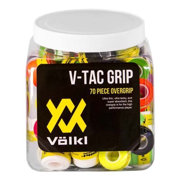 70本分 フォルクル Volkl V-TAC GRIP Vタック グリップ 70本分 ケース入り オーバーグリップテープ V37070-アソート 110209996