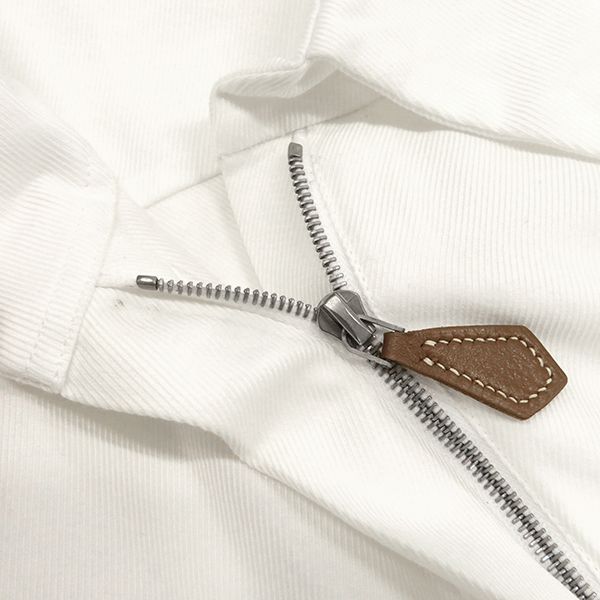 エルメス HERMES 長袖シャツ マルジェラ期 フロントジップ ヴァルーズ