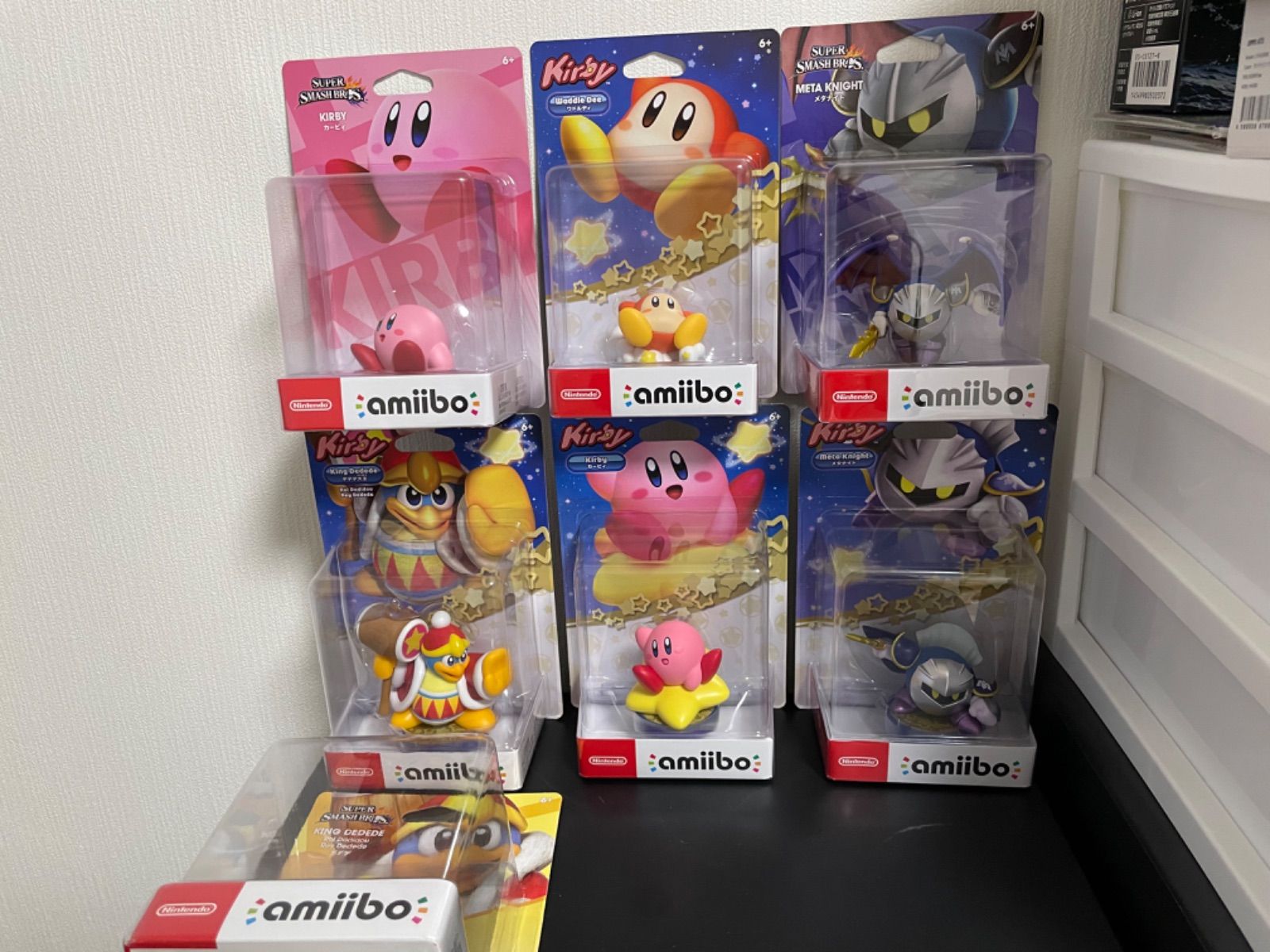 新品未開封】amiibo 7種セット カービィ デデデ大王 メタナイト ワド