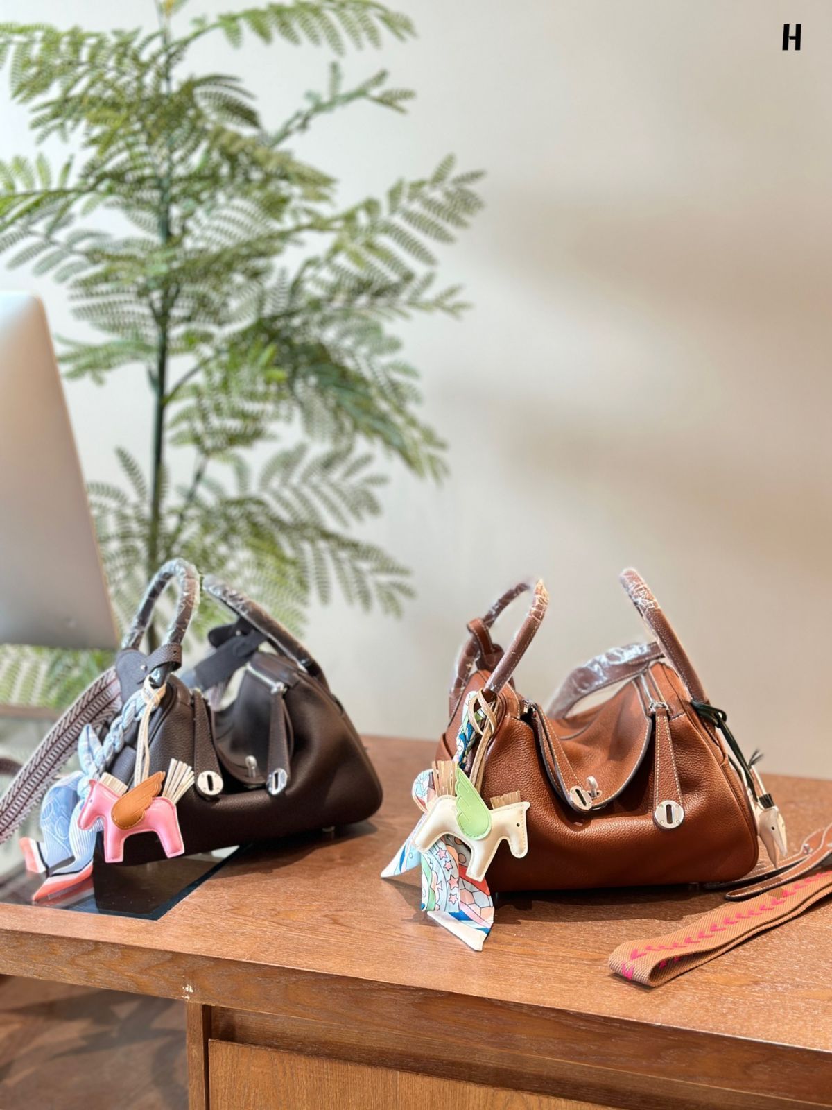 Lindy烏木色と福宝皮 ハンドバッグ カメラバッグ 小銭入れ 手首バッグ 財布 ショルダーバッグ