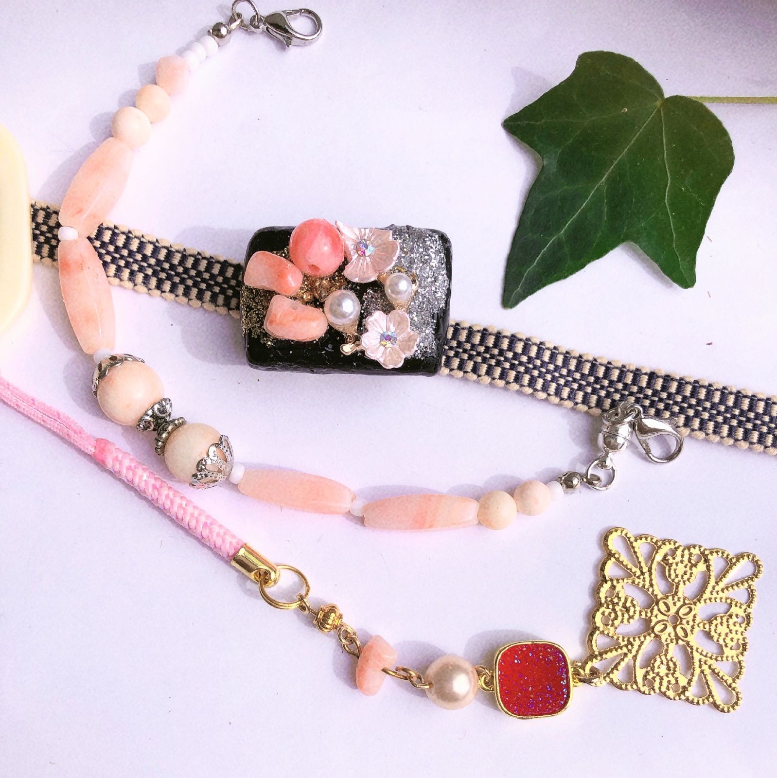 ビーズ織 ネックレス 伊達襟 【公式通販】 ビーズ織 ネックレス 伊達襟 【公式通販】