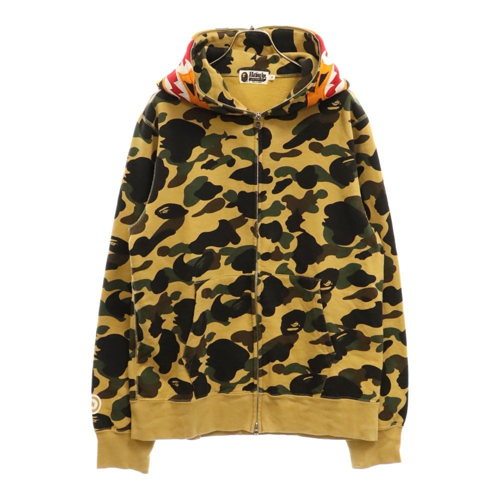 A BATHING APE (アベイシングエイプ) TIGER FULL ZIP HOODIE 1stカモ柄タイガーフルジップパーカー 001ZPF801002X