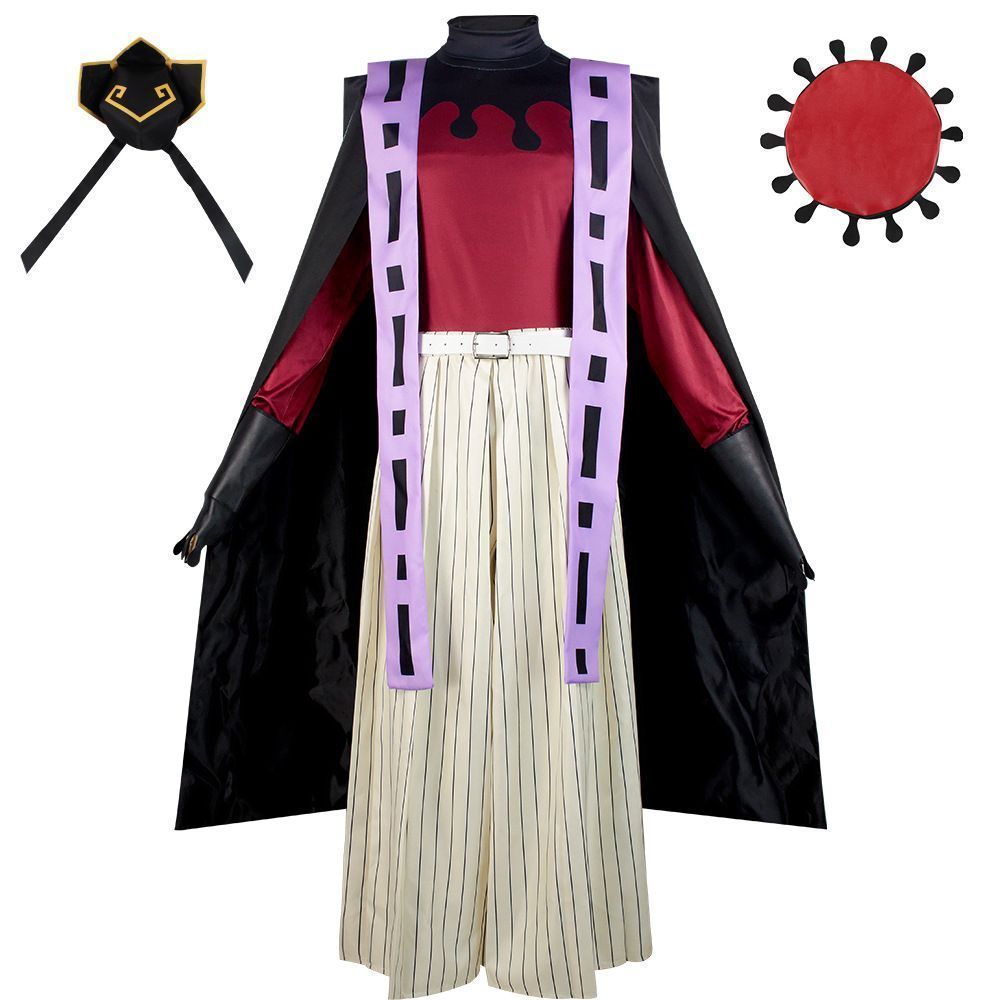 鬼滅の刃 風 童磨 どうま風 コスプレ 子供 7点セット 鬼 上弦の弐 十二鬼月 キッズ110 120 130 140 150 大人 S M L XL 2XL 成人 鬼殺隊 隊服 ハロウィン仮装 コスチューム衣装アニメ 映画 男の子10 ST07 WWW_TRAVELLANDINDIA_COM