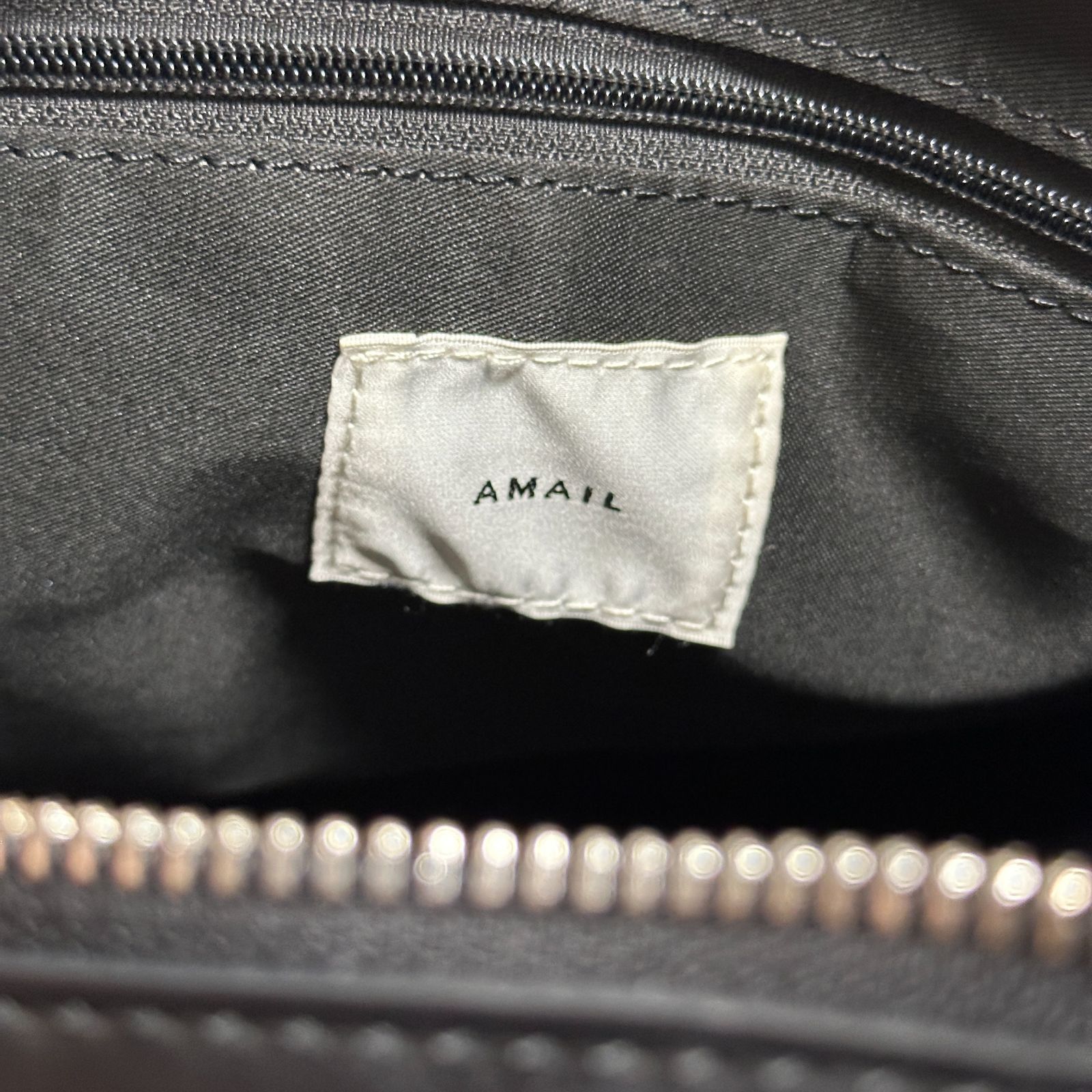 美品 AMAIL Quilting boston bag キルティングボストンバッグ 大きめ