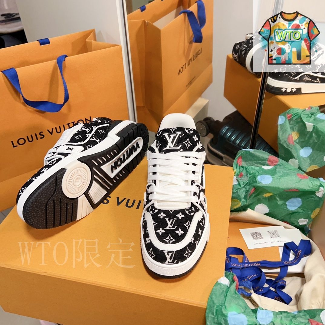 【カジュアルスタイル♪】◆Louis Vuitton◆スニーカー Louis Vuitton LV Trainer スニーカー カジュアルシューズ13