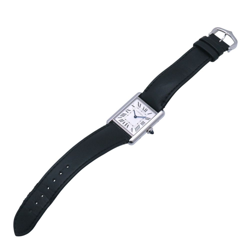 美品 カルティエ タンクマスト LM WSTA0059 ソーラークオーツ 腕時計  