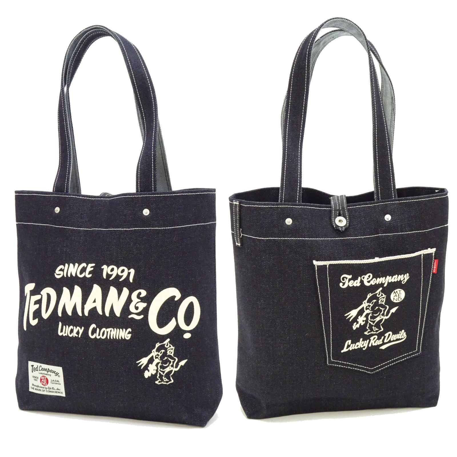 テッドマン 23ozデニム トートバッグ TEDMAN ショルダーバッグ 鞄 