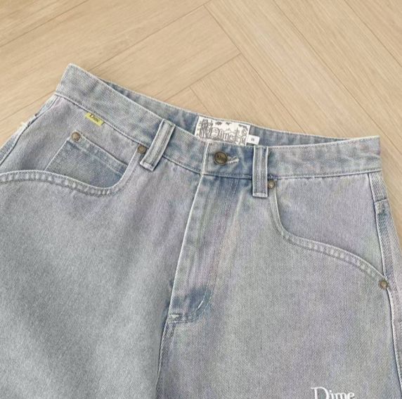 Dime ダイム バギージーンズ メンズ ルーズショーツ ハーフ