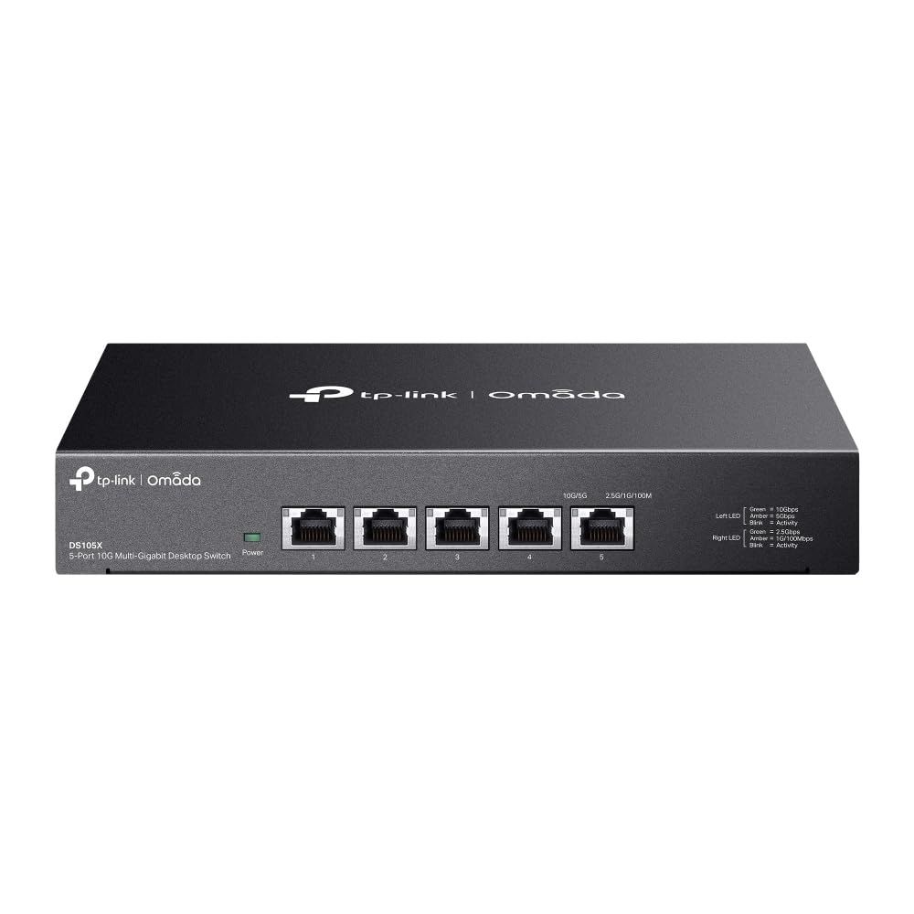 人気商品 アンマネージ マルチギガビット プラグ-プレイ 10G Omada対応 全ポート10G対応 スイッチングハブ 5ポート DS105X TP-Link