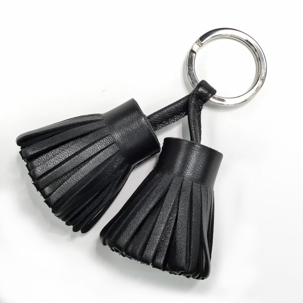 名東】エルメス カルメン ウノドス ブラック シルバー金具