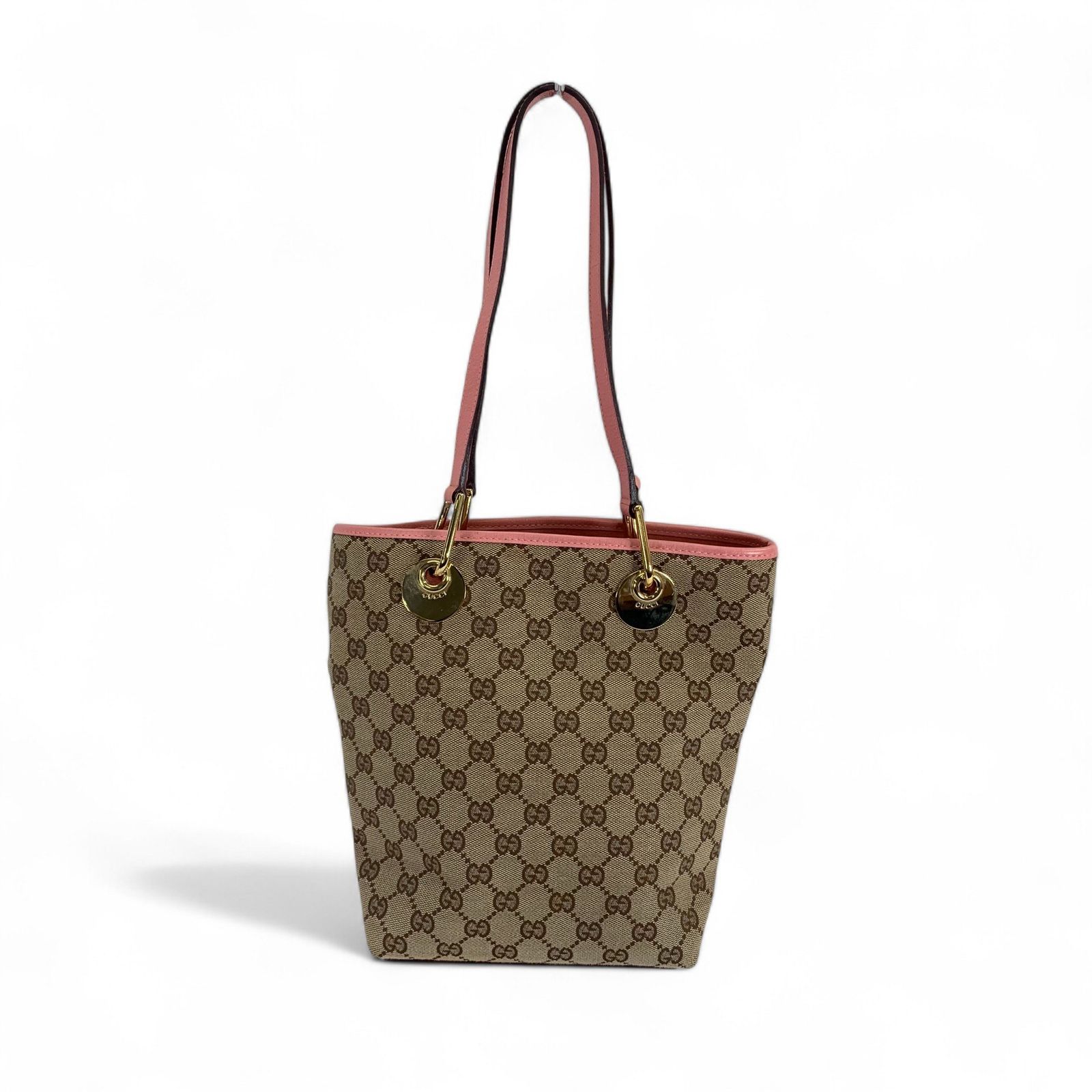 GUCCI グッチ GGキャンバス トートバッグ ピンク 120840