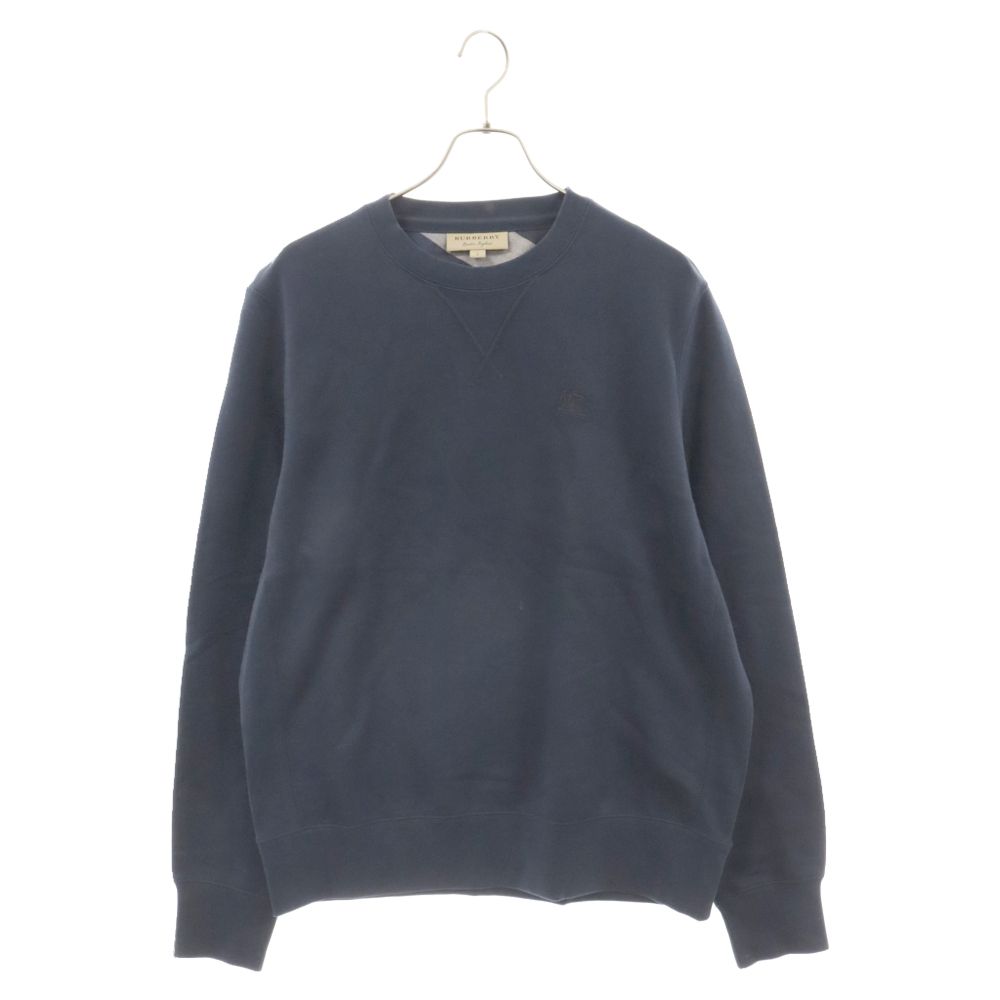 BURBERRY (バーバリー) エンボスドロゴスウェットトレーナー 3932327 ネイビー